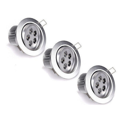 Pack X3 Foco Embutido Ampolleta Focos Embutidos Led 5w Fria