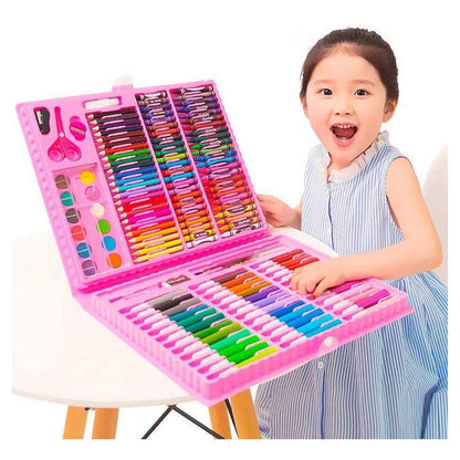 Set De Arte 86 Pcs Maleta Lapices Pintar Lapiz Para Pinar