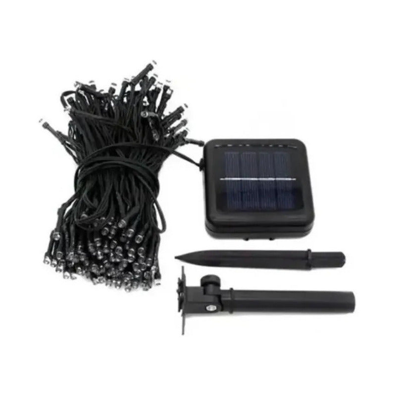 Luces Guirnalda Solar Luces Navidad Solares Exterior Led 10m