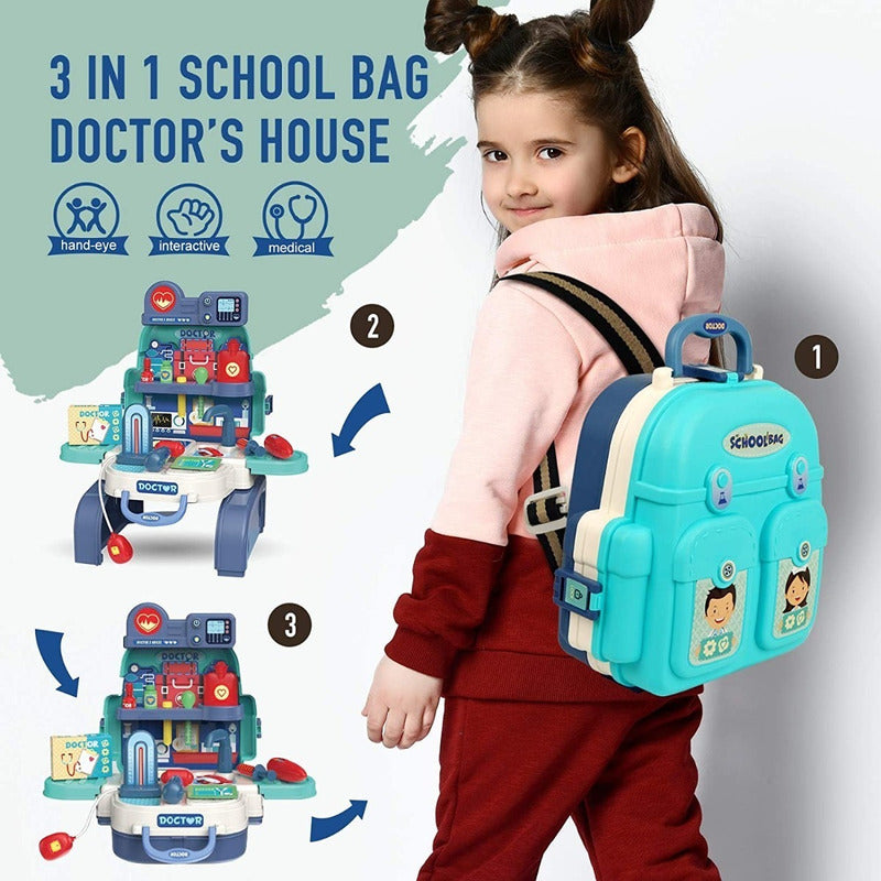 Set Doctora Juguetes De Doctor Mochila Juego De Doctor Niños