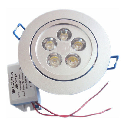 Pack X3 Foco Embutido Ampolleta Focos Embutidos Led 5w Fria