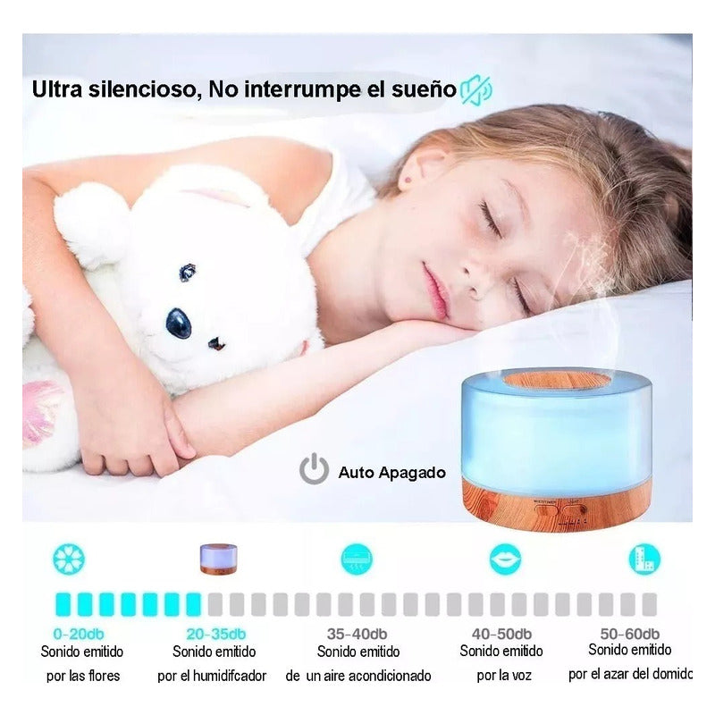 Humidificador Ultrasonico Humificador Aire Difusor 500ml