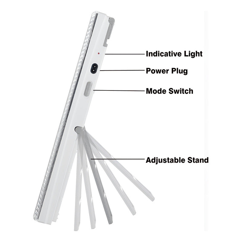 Lampara Emergencia Portatil 60w Luz Recargable Luz Casa 1380