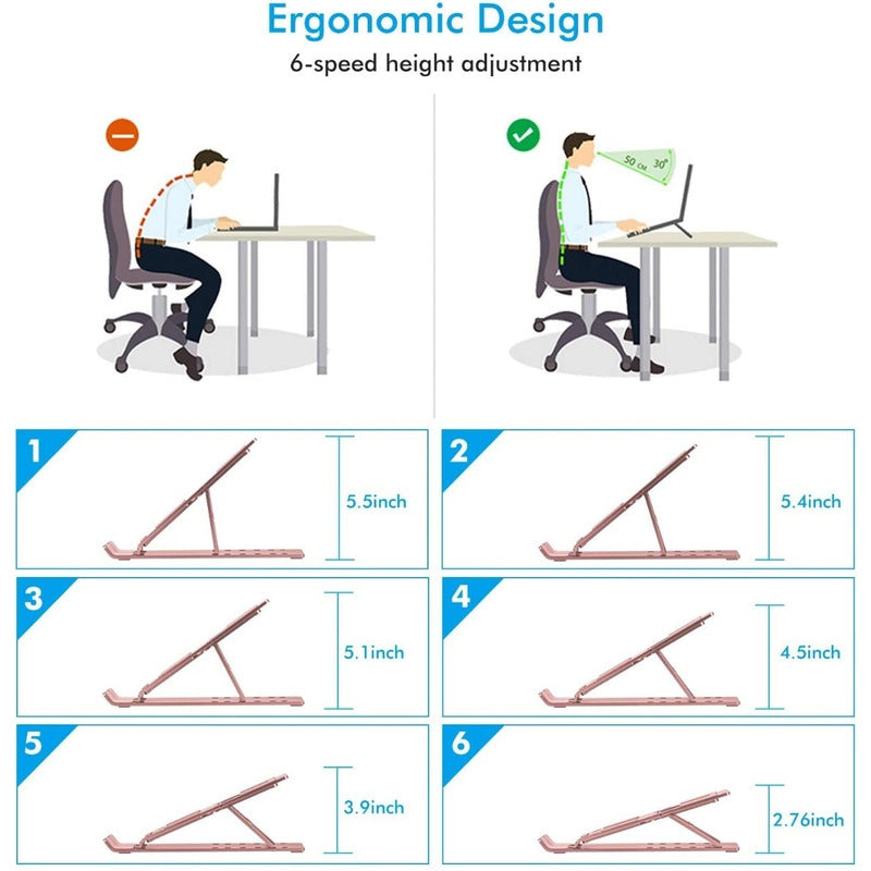 Soporte Macbook Base Notebook Aluminio Vertical Laptop Stand