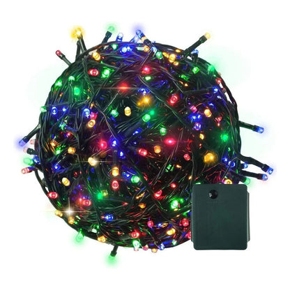 Pack X2 Luces Led Navidad Guirnalda Arbol Navidad 200led 13m