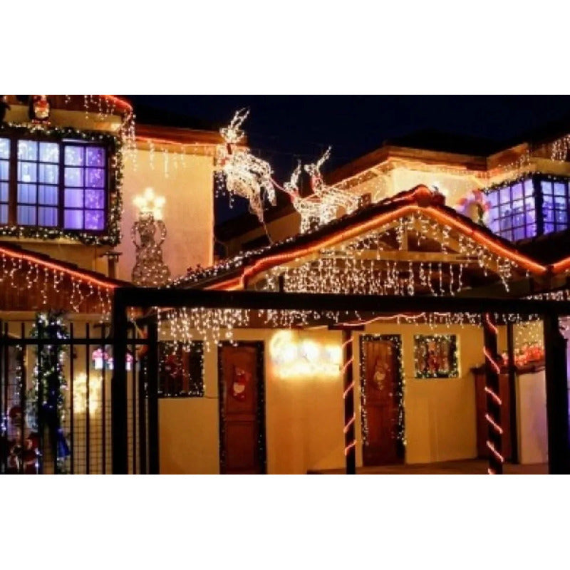 Pack X2 Luces Led Navidad Guirnalda Arbol Navidad 200led 13m