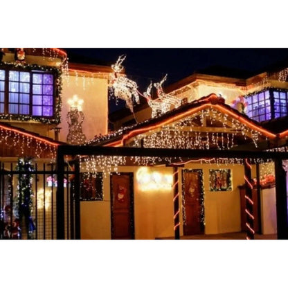 Pack X2 Luces Led Navidad Guirnalda Arbol Navidad 200led 13m