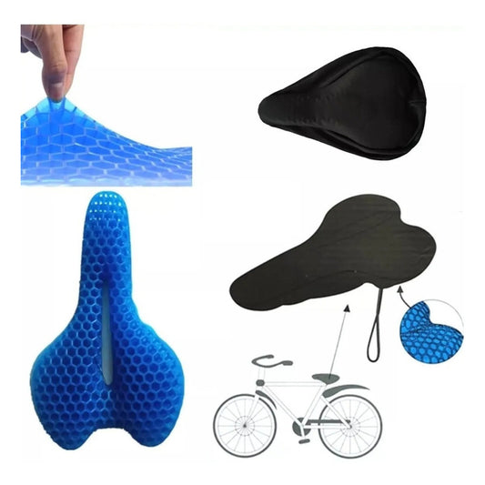 Cobertor Cubre Asiento Sillín Con Acolchado De Gel Bicicleta