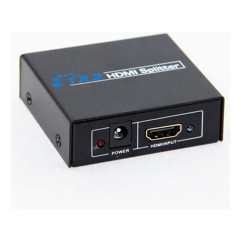 Splitter Hdmi 1x2 Full Hd Activo 2 Salidas 1080p Tv / Metal