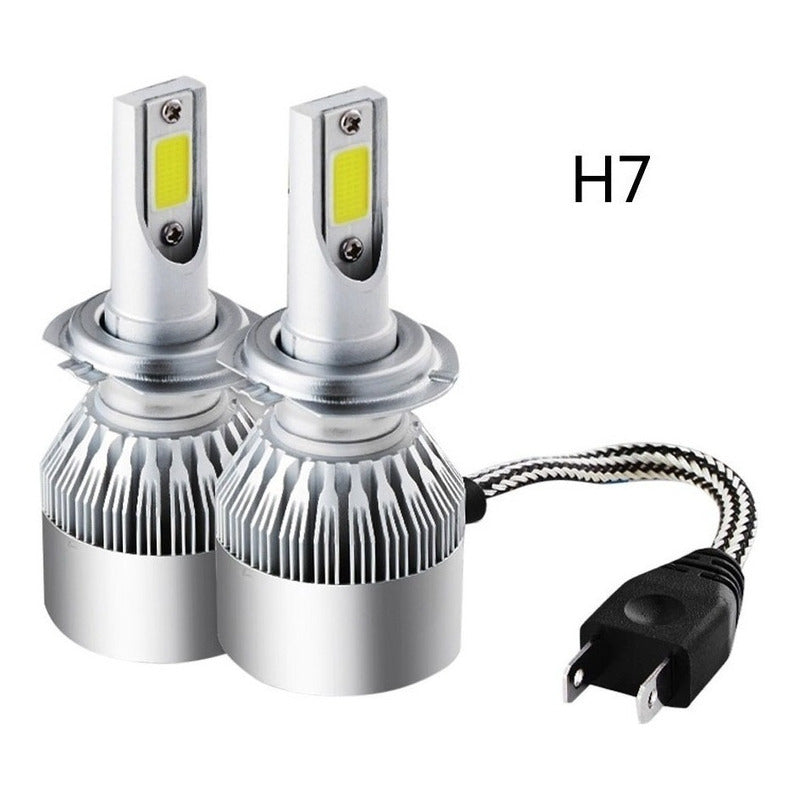 Pack X2 Kit Turbo Led Luces Led H7 Ampolleta Led Luz Led Aut