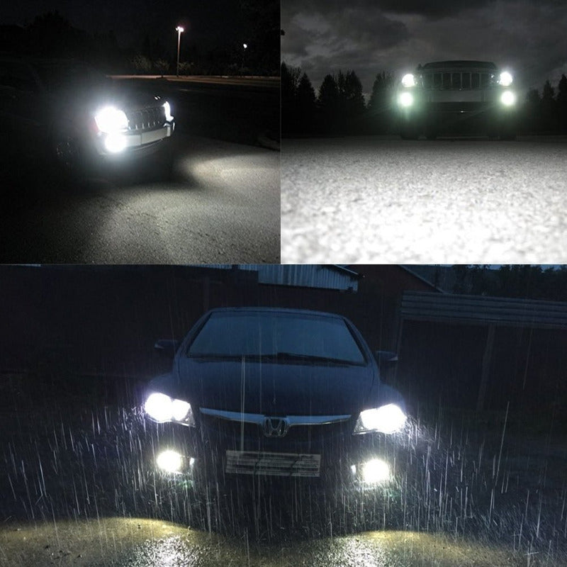 Kit Luces Turbo Led H3 Luz Led H3 Ampolletas H3 Led Auto Kit