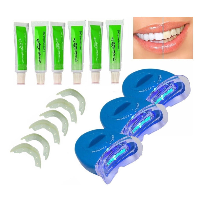 Pack X5 Blanqueador De Dientes Pasta Dental Blanqueadora