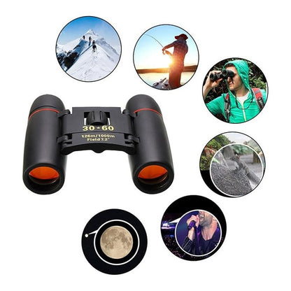 Binocular 30x60 Mini Binoculares Profesionales Prismaticos