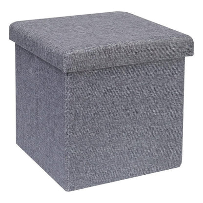 Banqueta Baul Puff Organizador Sofa Puff Asiento Plegable 31