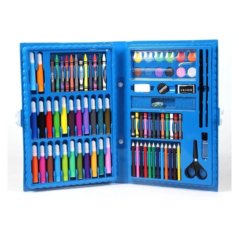 Set De Arte 86 Pcs Maleta Lapices Pintar Lapiz Para Pinar