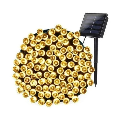 Luces Guirnalda Solar Luces Navidad Solares Exterior Led 10m