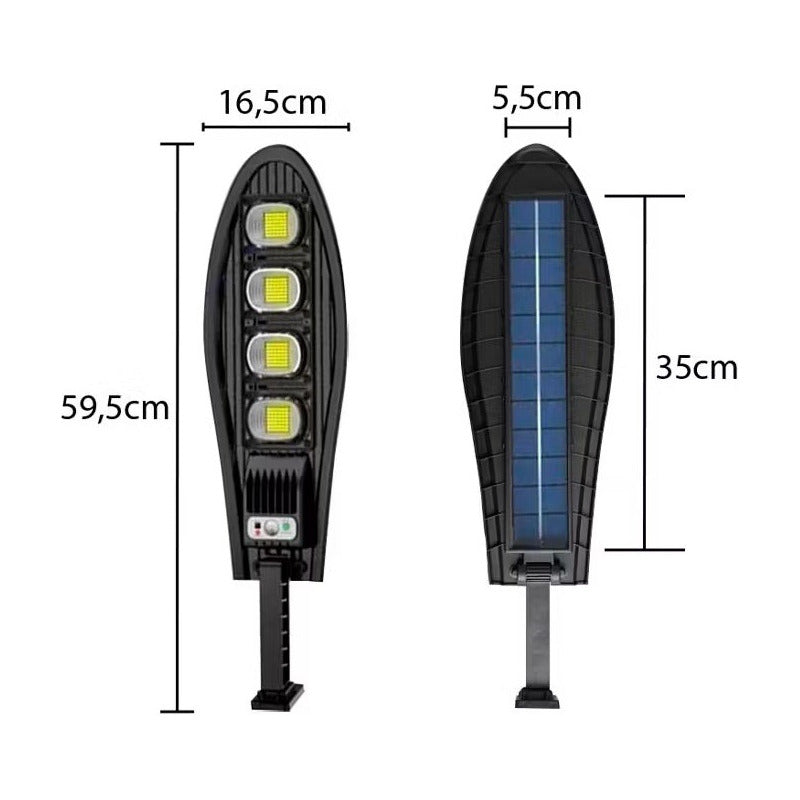 Pack X3 Foco Exterior Iluminacion Solar Foco Led Solar 180w