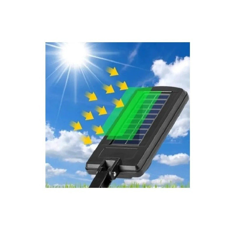 Foco Exterior Iluminacion Solar Foco Sensor Led Solares 110w
